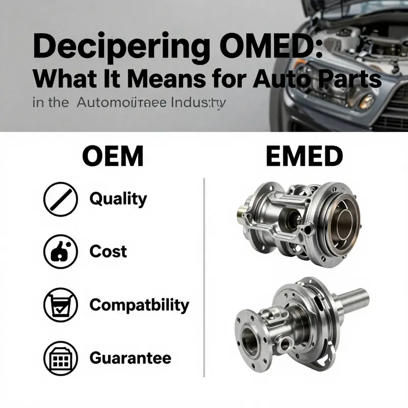 Visual representation of OEM auto parts in the manufacturing process.