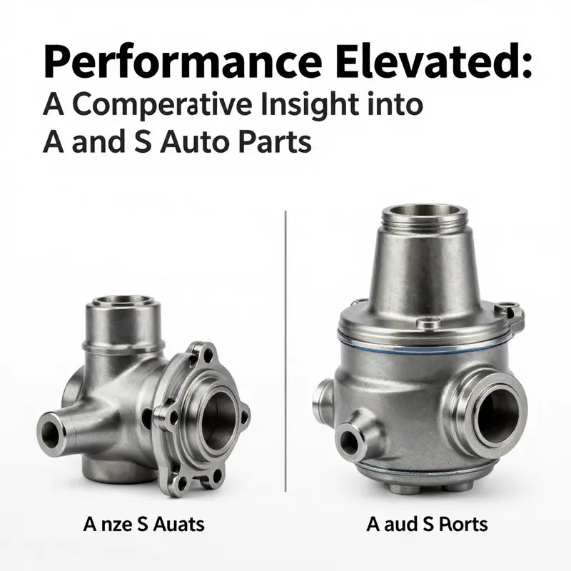 A detailed comparison of A and S auto parts illustrating their performance characteristics and design differences.