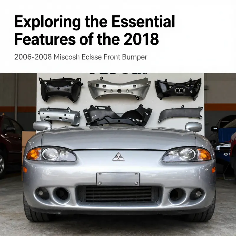 A variety of front bumpers compatible with the Mitsubishi Eclipse models, emphasizing the choice available for customers.