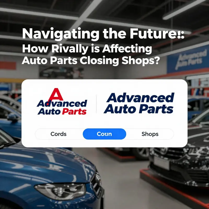 A depiction showing the Advanced Auto Parts brand in transition.