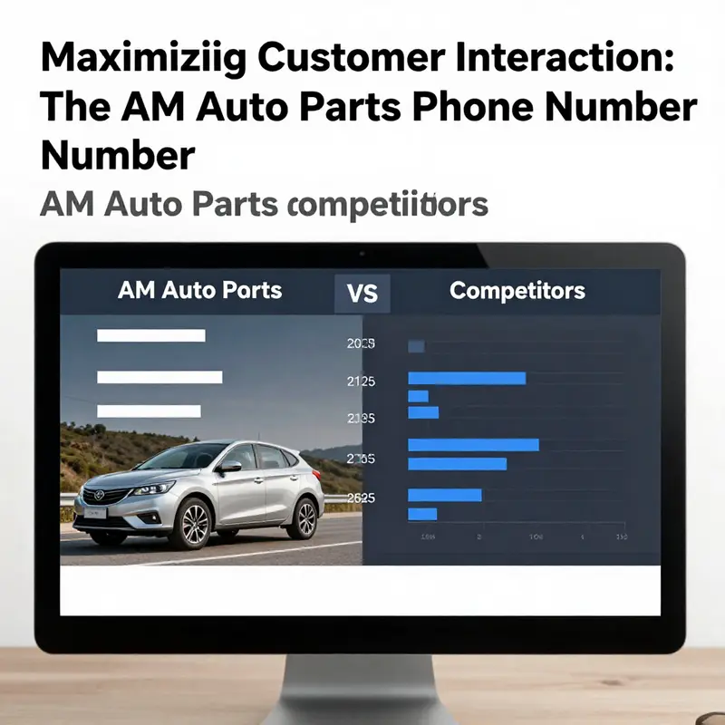 The essential contact information for AM Auto Parts, central to customer communication.