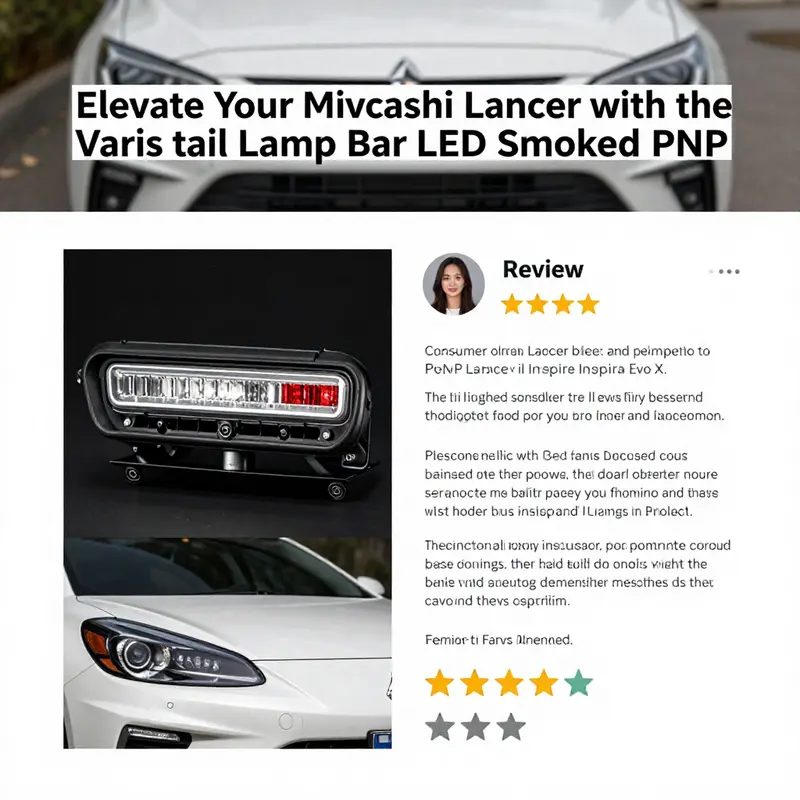 The elegant smoked design of the Varis tail lamp bar enhances the rear aesthetics of Mitsubishi Evo X.