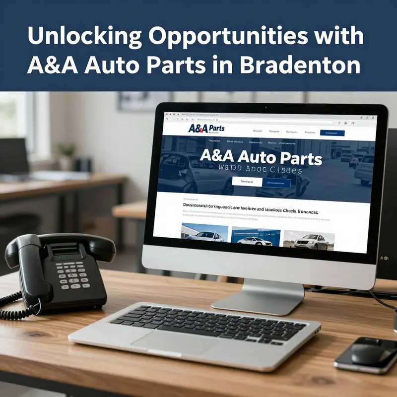 A vibrant auto recycling yard at A&A Auto Parts in Bradenton, emphasizing their commitment to sustainable practices.