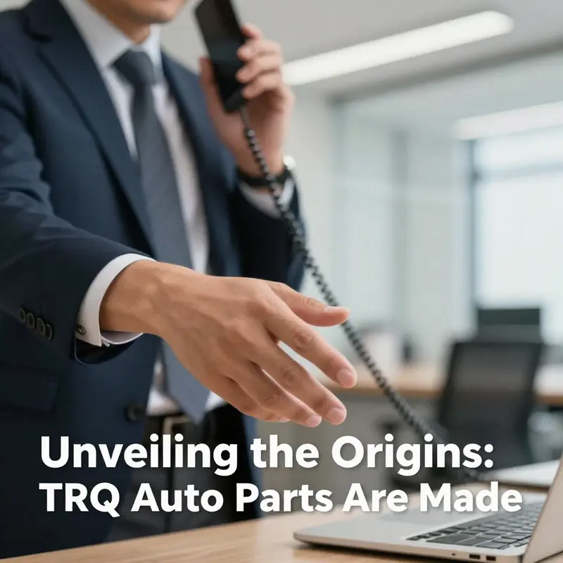 A vibrant look inside a TRQ Auto Parts manufacturing facility where precision and efficiency drive production.