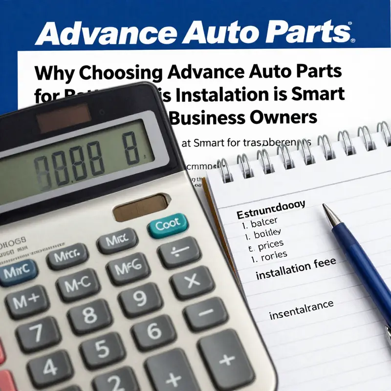 A technician at Advance Auto Parts demonstrates efficient battery installation.