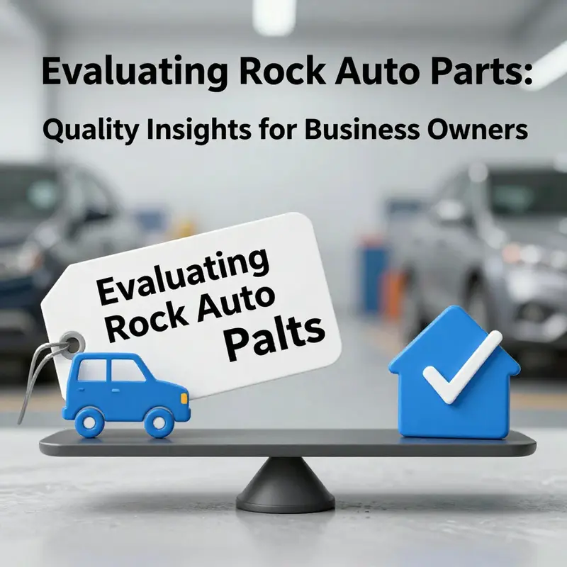 Mechanic evaluating the quality of Rock Auto parts in comparison to OEM components.