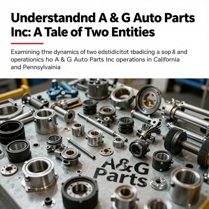 An array of automotive parts displayed neatly, symbolizing the automotive parts sector and its key players.