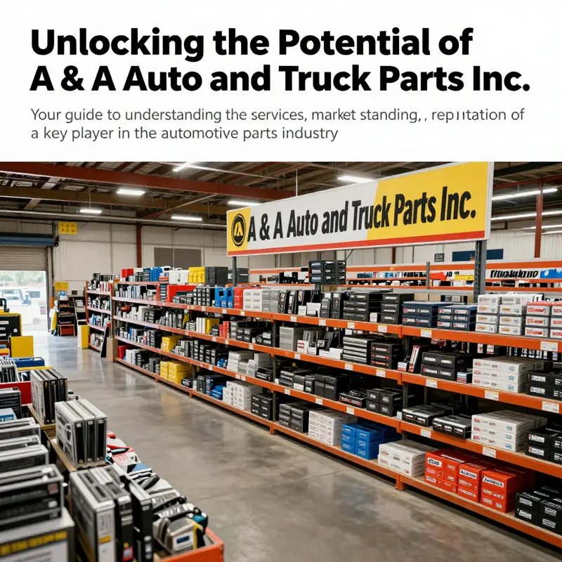 An organized automotive parts warehouse with a diverse selection of parts available at A & A Auto and Truck Parts Inc.