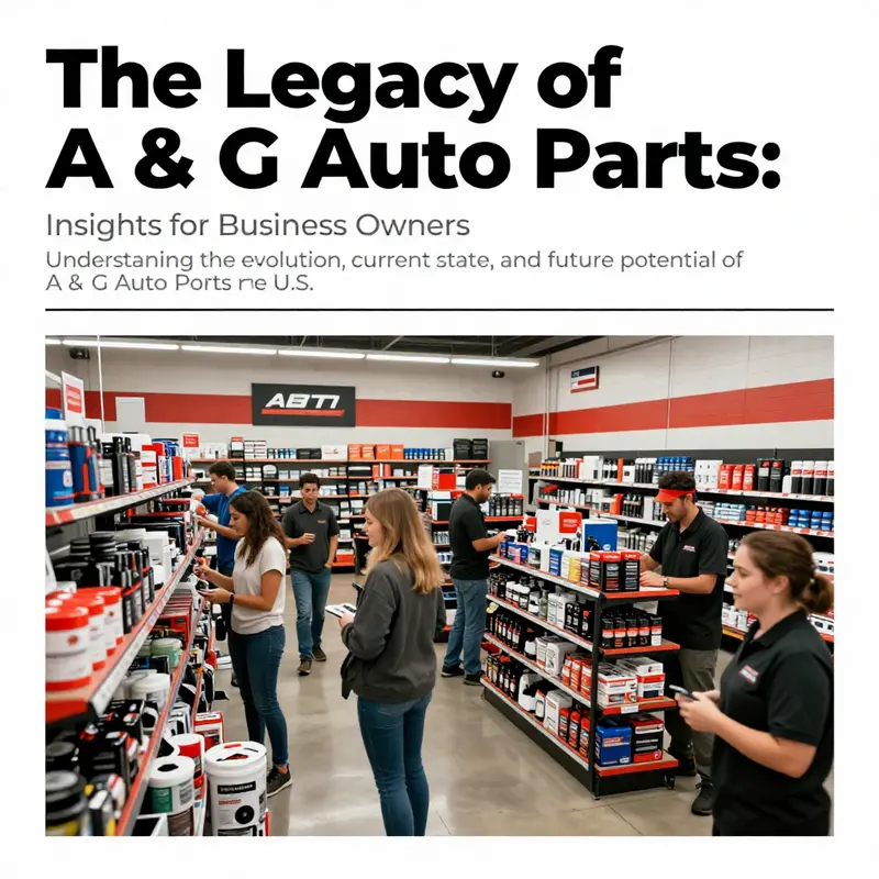 A vibrant automotive parts store showcasing a variety of products, with happy customers and engaged staff.