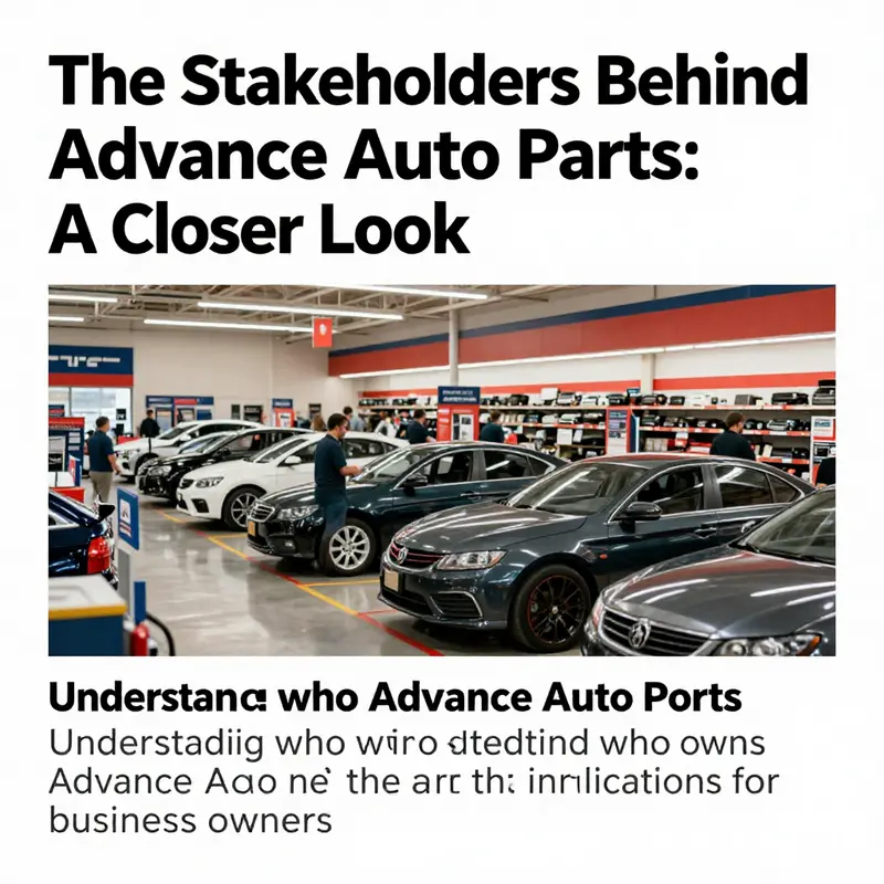 A crowded auto parts store that highlights the relevance of ownership in shaping the automotive industry landscape.