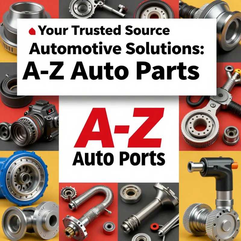 An image collage of high-quality automotive parts reflecting the comprehensive offerings of A-Z Auto Parts.