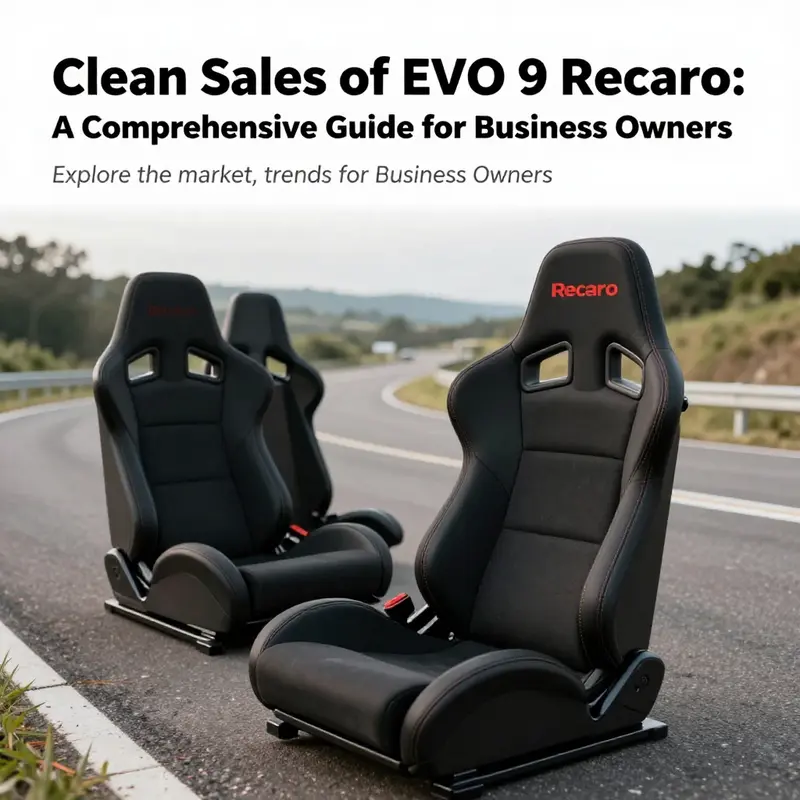 EVO 9 with Recaro seats parked on a scenic road, representing automotive performance and style.