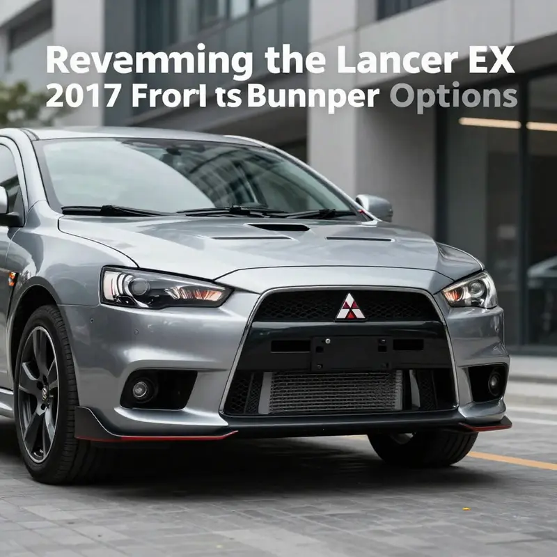 Mitsubishi Lancer EX strikingly posed in an urban environment highlighting its sporty aesthetics and aftermarket upgrade possibilities.