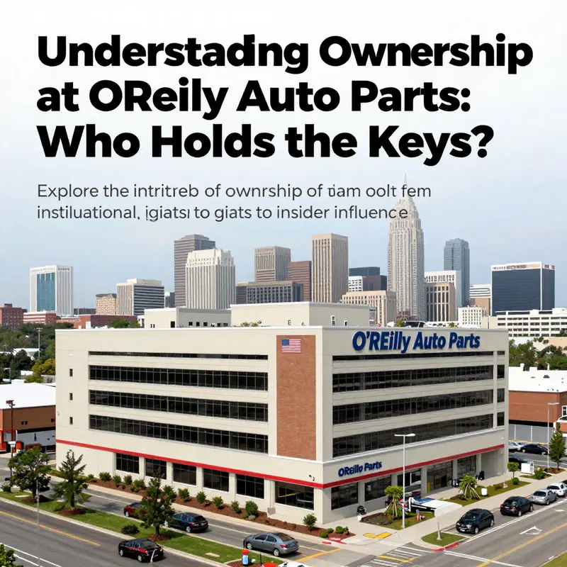The headquarters of O'Reilly Auto Parts against a vibrant city skyline.