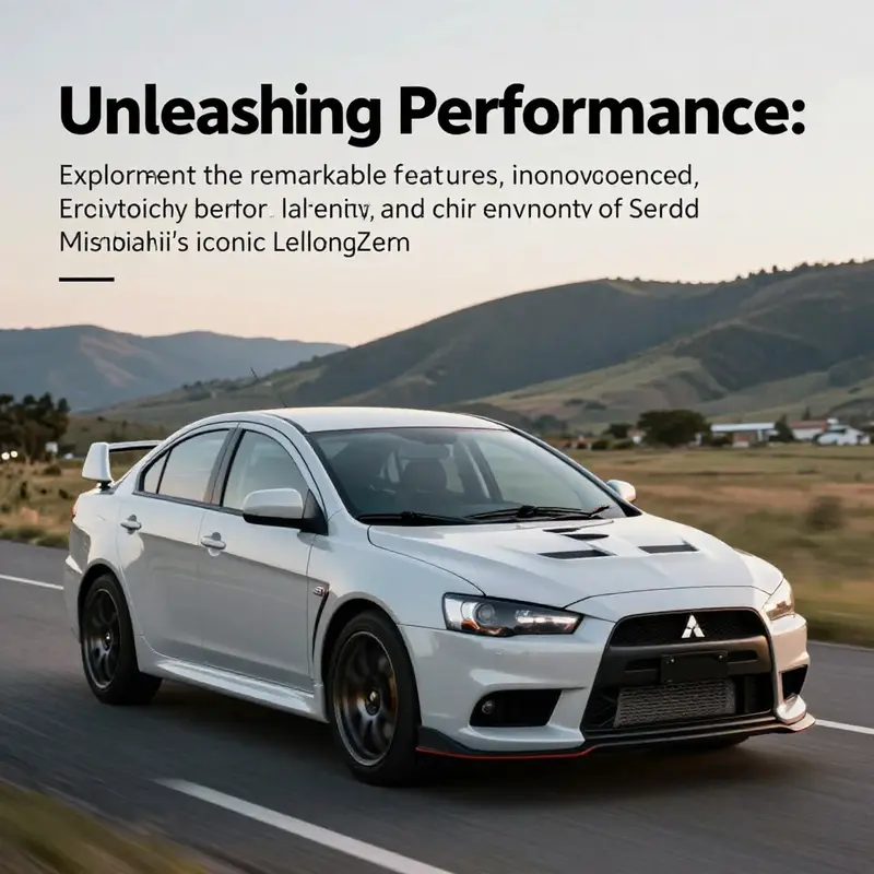 Mitsubishi CZ4A elegantly driving through a scenic landscape, highlighting its design and performance.