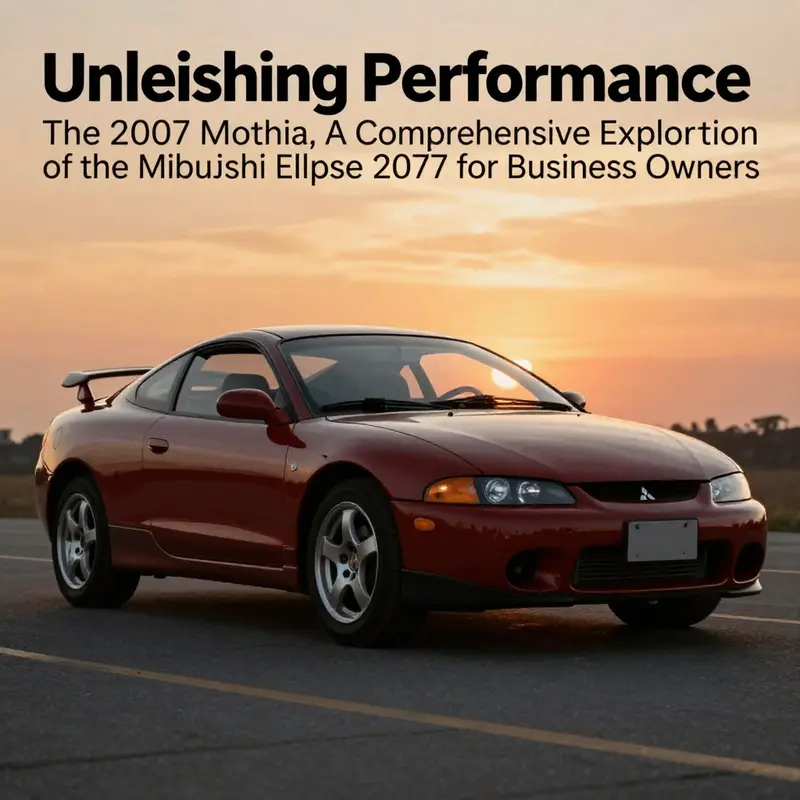 The 2007 Mitsubishi Eclipse showcased in a beautiful sunset background, emphasizing its sporty design and aesthetic appeal.