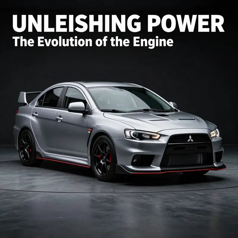 Modern Mitsubishi Lancer Evolution showcasing its high-performance design.