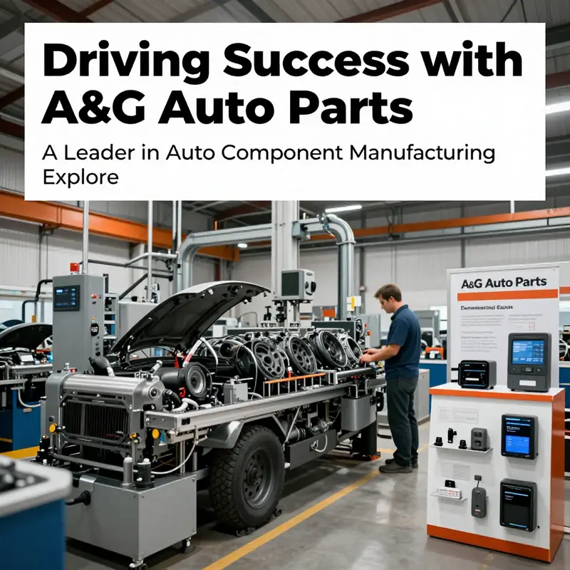 A dynamic representation of A&G Auto Parts' operations and their commitment to high-quality automotive manufacturing.