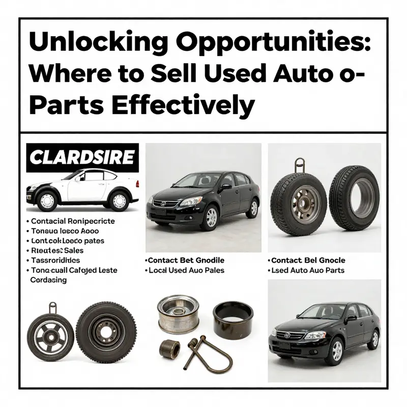 An eBay listing example featuring used auto parts.