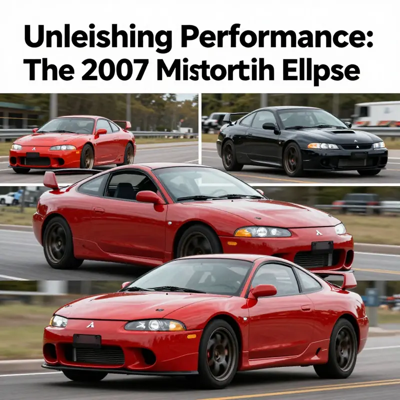 The 2.4-liter MIVEC engine of the 2007 Mitsubishi Eclipse, a cornerstone of its performance profile.