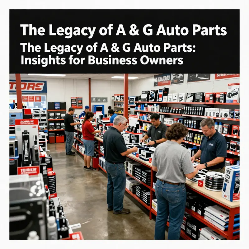 A visual representation of the historical milestones of A & G Auto Parts showcases its legacy in the automotive industry.