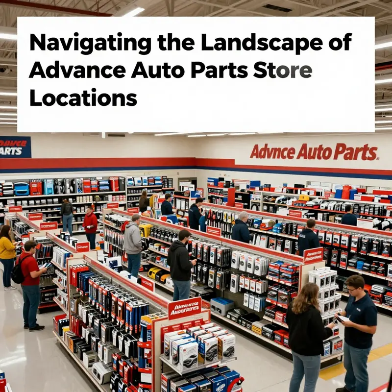 Advance Auto Parts store showcasing extensive inventory available to customers.