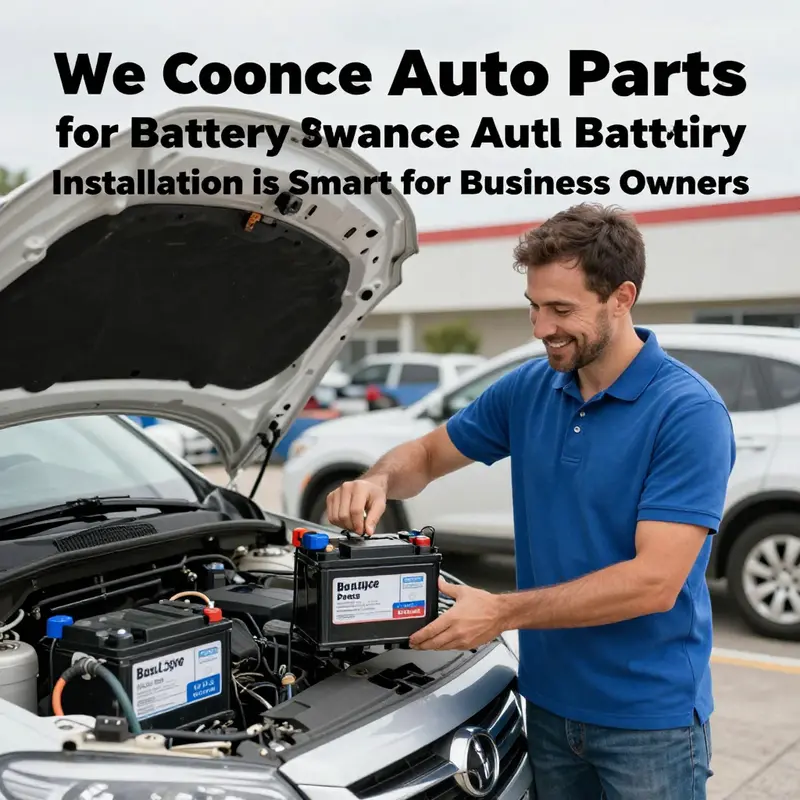 A technician at Advance Auto Parts demonstrates efficient battery installation.