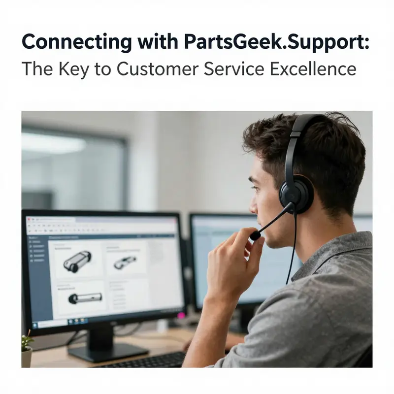 Highlighting PartsGeek.com’s contact number for customer support.