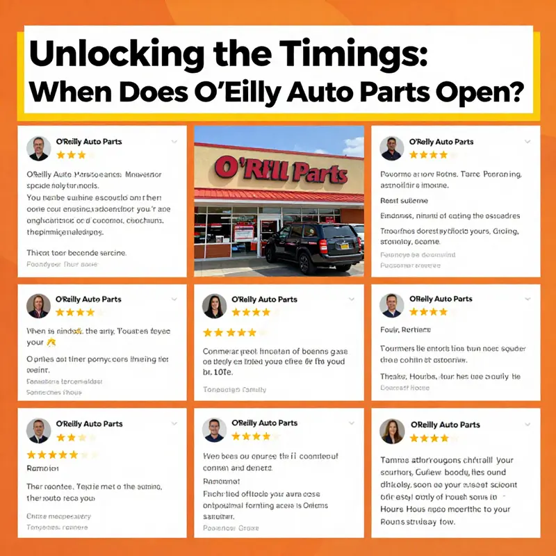 An O’Reilly Auto Parts store ready to welcome customers as the day begins.