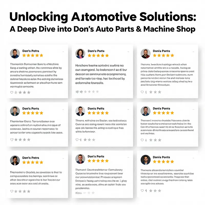 Diverse offerings at Don’s Auto Parts & Machine Shop, showcasing a wide range of automotive parts and tools.