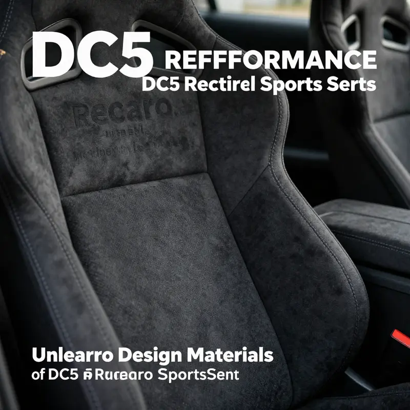 The ergonomic design of DC5 Recaro sports seats enhances driving performance and comfort.