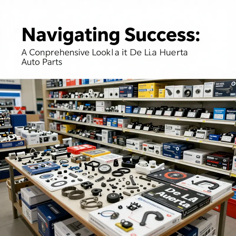 The original storefront of De La Huerta Auto Parts, a testament to its long-standing presence in the industry since 1971.