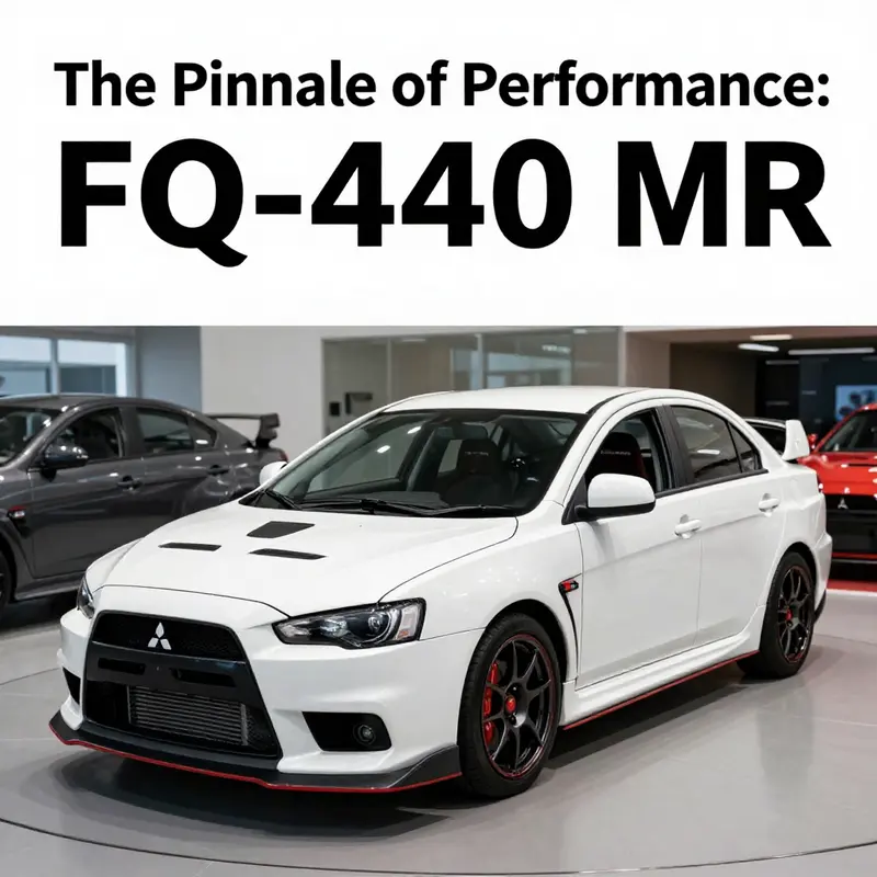 The Mitsubishi Lancer Evo X FQ-440 MR: A legacy of performance and engineering innovation.