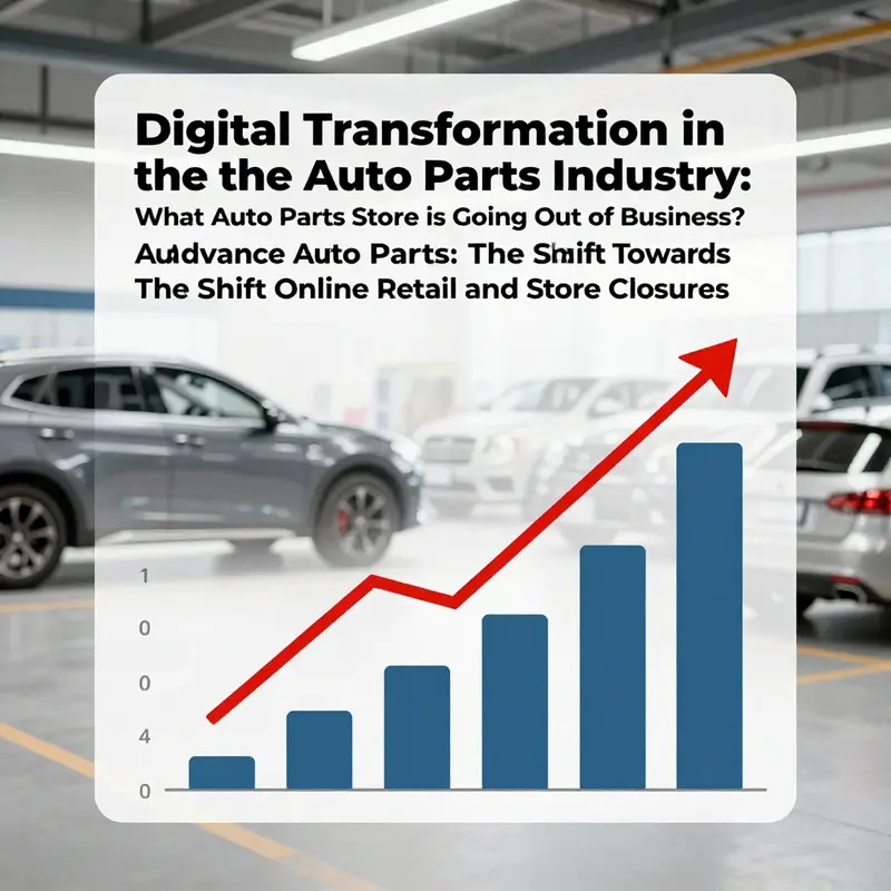 Empty aisles at an Advance Auto Parts store highlight the shift in retail focus.