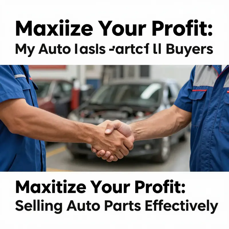 Diverse online marketplaces for selling auto parts.