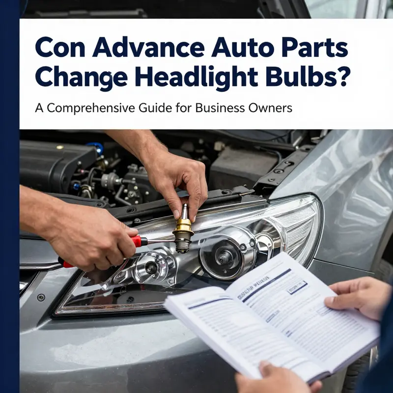 Advance Auto Parts offers a variety of headlight bulbs but does not perform installations.