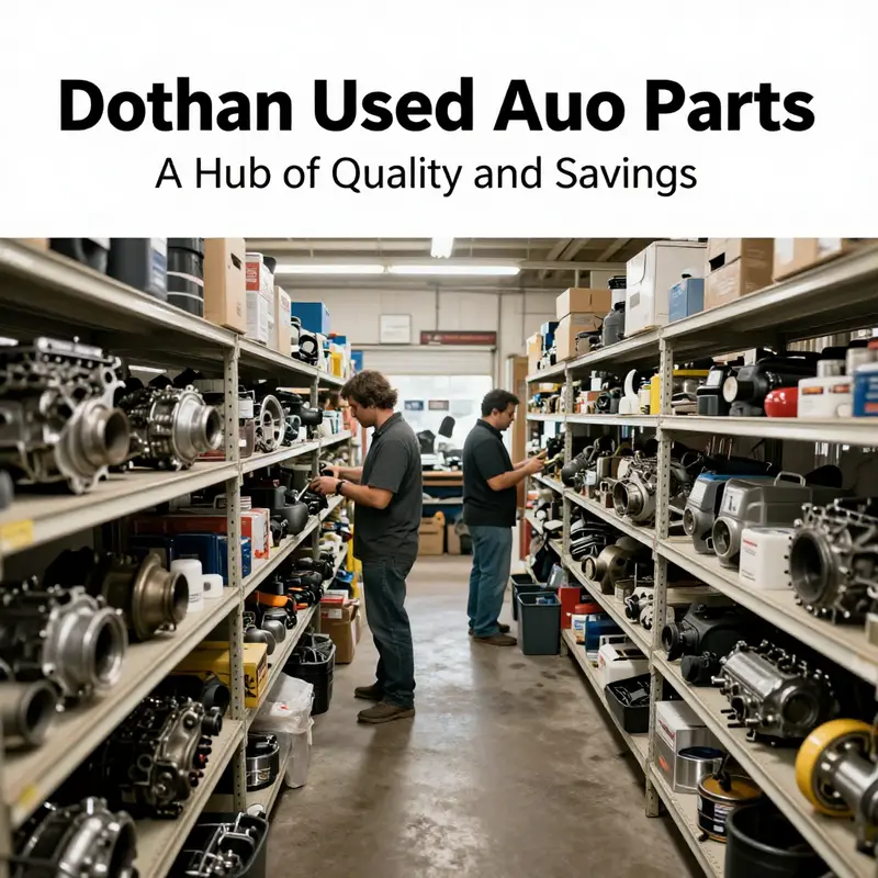 Inside Dothan Used Auto Parts showcasing a wide selection of used automotive components.