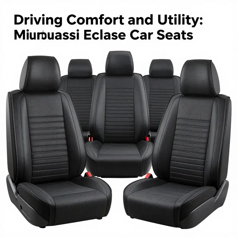 Mitsubishi Eclipse car seat highlighting its supportive design and durable materials.