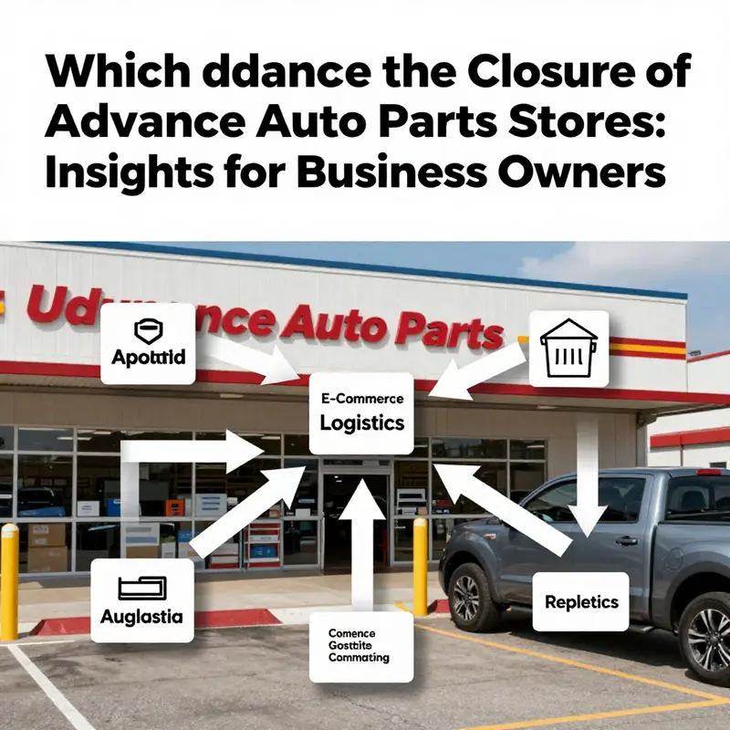 Map showing potential closure areas for Advance Auto Parts stores, indicating low-traffic regions.