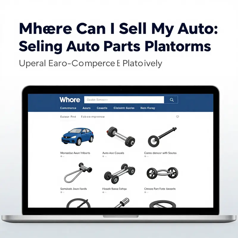 Diverse online marketplaces for selling auto parts.