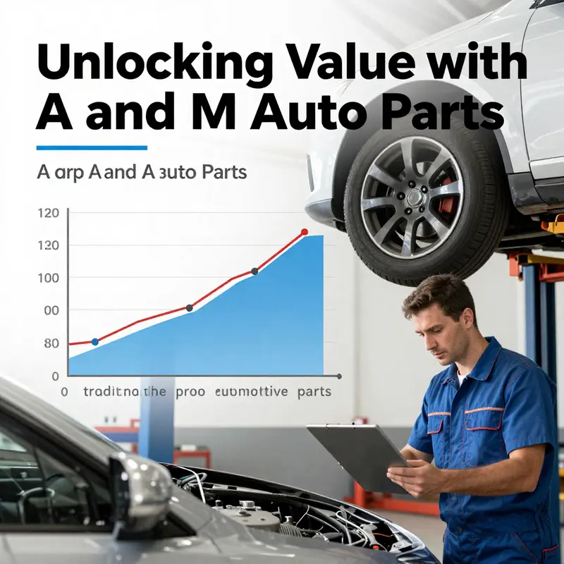 A selection of high-quality A and M auto parts, highlighting their commitment to durability and reliability.