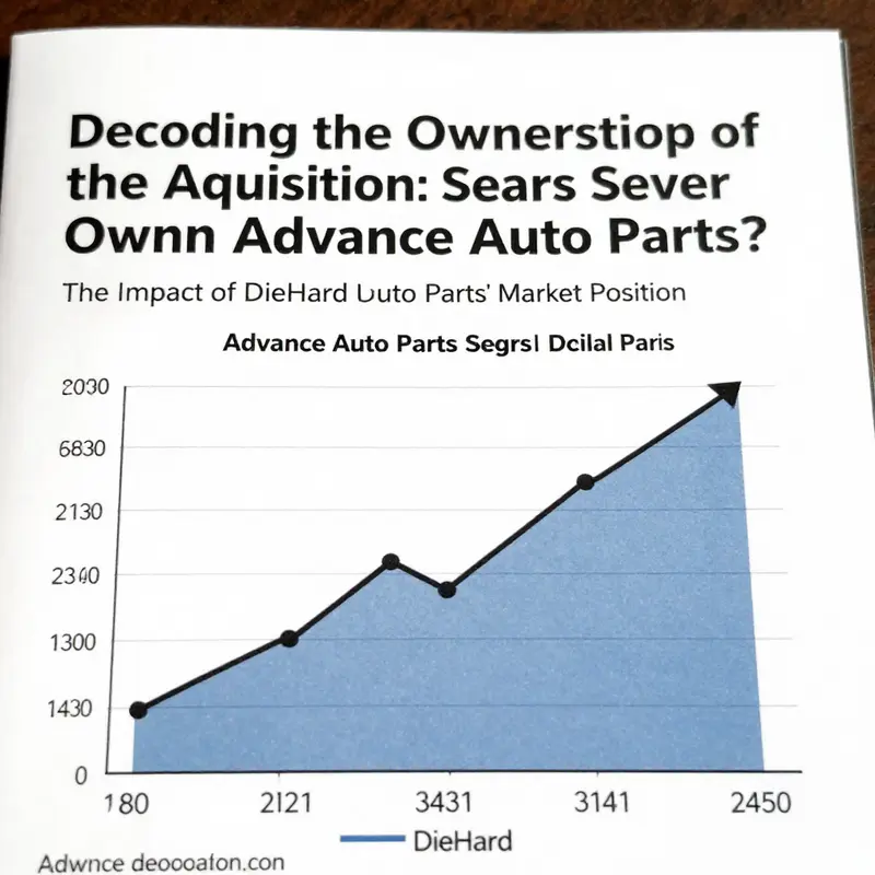 Timeline illustrating the key events in the relationship between Sears and Advance Auto Parts.