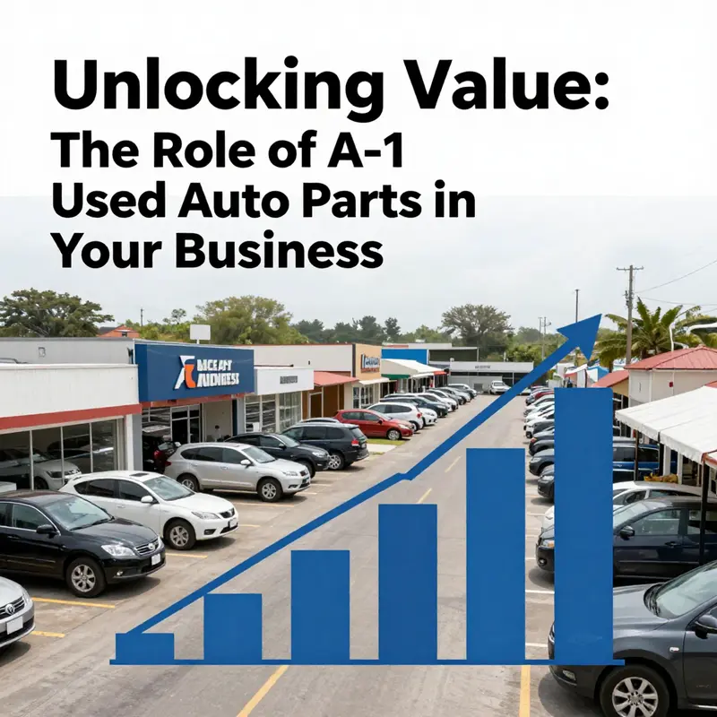 A panoramic view highlighting the extensive inventory available at A-1 Used Auto Parts.