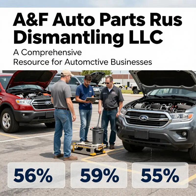 The exterior of A&F Auto Parts R Us Dismantling LLC in Tulare, representing the company’s commitment to quality auto parts.