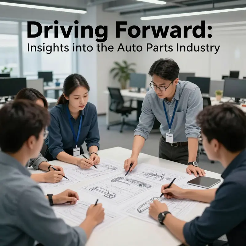 An assortment of auto parts showcasing essential and auxiliary components that contribute to vehicle performance and aesthetics.