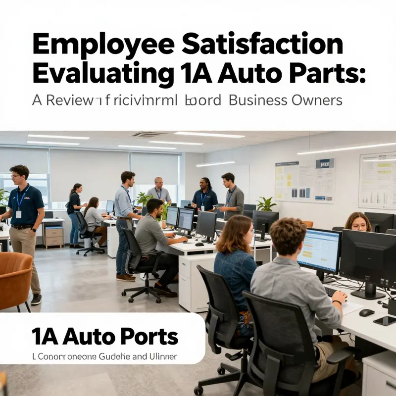 Employees collaborating in a positive environment at 1A Auto Parts.