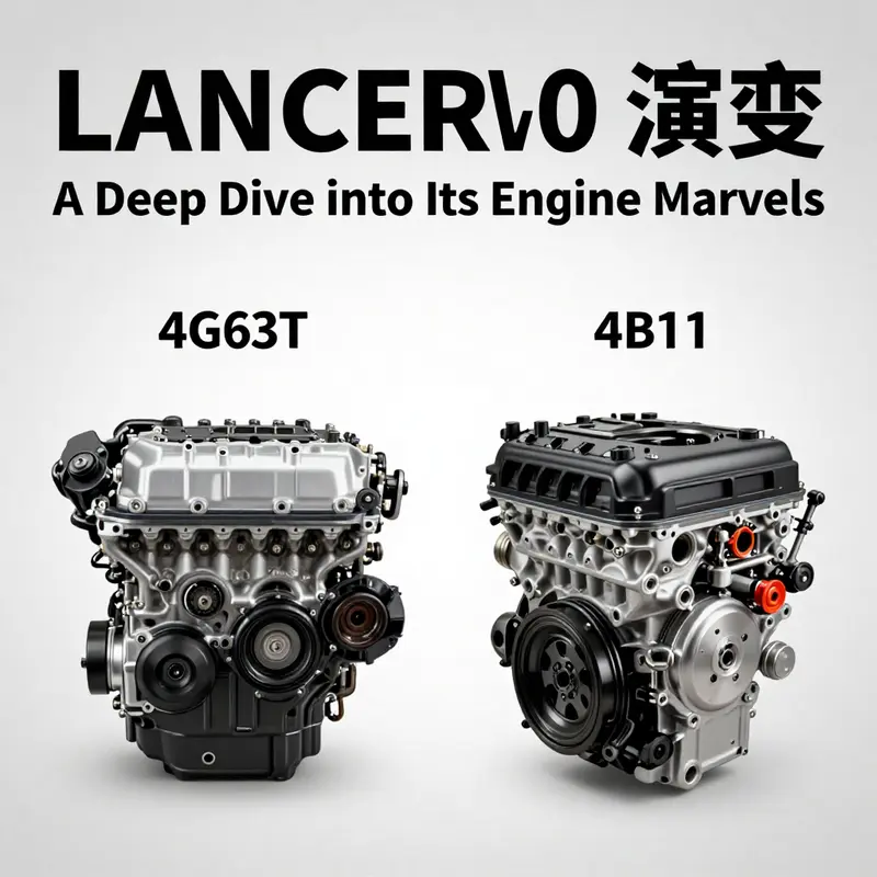 The powerful 4G63T engine, renowned for its robust performance and tuning potential.