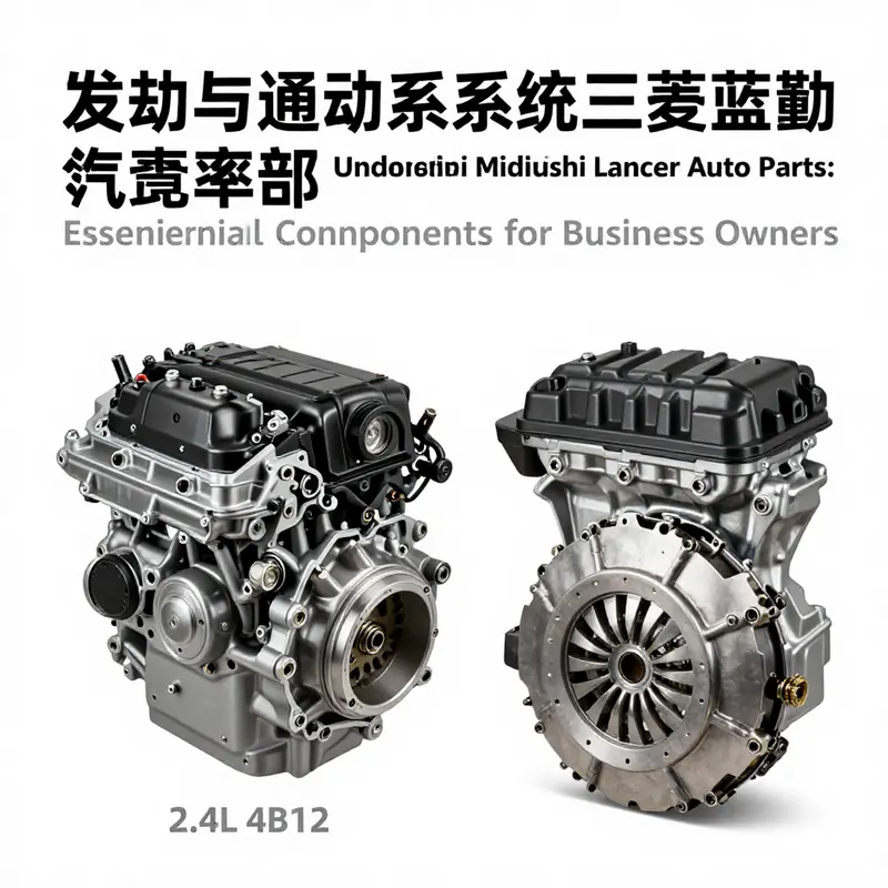 Detailed view of the Mitsubishi Lancer’s suspension system components.