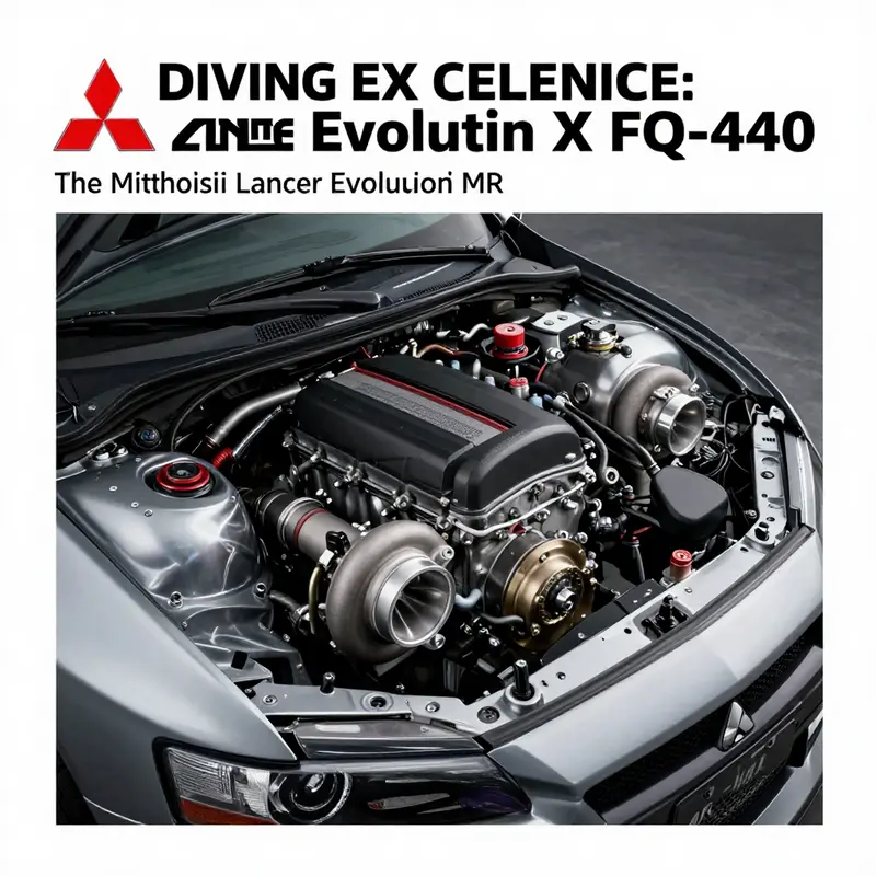 Detailed view of the FQ-440 MR’s high-performance engine and modifications.