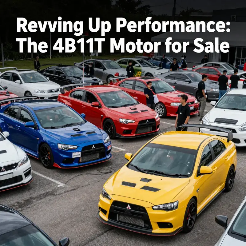 Current listings highlight the growing demand for 4B11T motors in the automotive market.